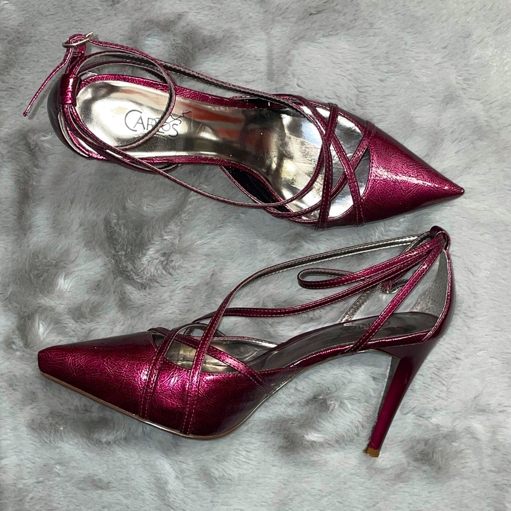Sz 8 Carlos by Carlos Santana Orchid “Vintage” Pumps